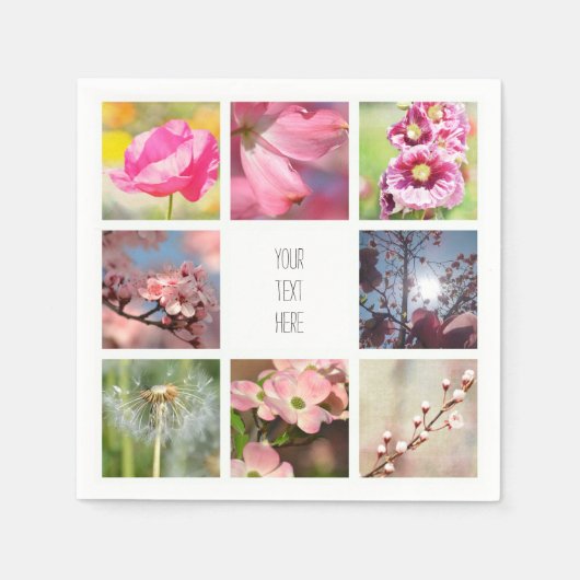 Creëer Uw eigen fotocollage Servet (Voorkant)