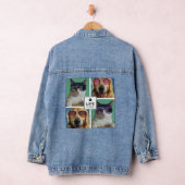 Creëer Uw eigen fotocollage van 4 Pet Denim Jacket (Hangar)