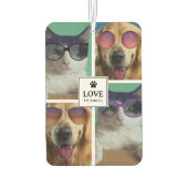 Creëer Uw eigen fotocollage van 4 Pet Luchtverfrisser (Achterkant)