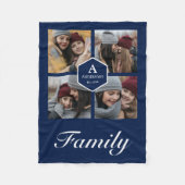 Creëer Uw eigen fotocollage voor 4 Afbeeldingen Fleece Deken (Voorkant)