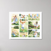 Creëer Uw eigen fotocollage voor 8-reeks Canvas Afdruk (Voorkant)