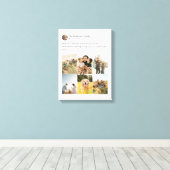 Creëer uw eigen fotocollage voor sociale media canvas afdruk (Insitu (Houten vloer))