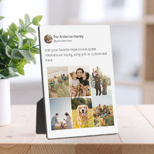 Creëer uw eigen fotocollage voor sociale media fotoplaat