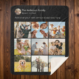 Creëer uw eigen fotocollage voor sociale media sherpa deken