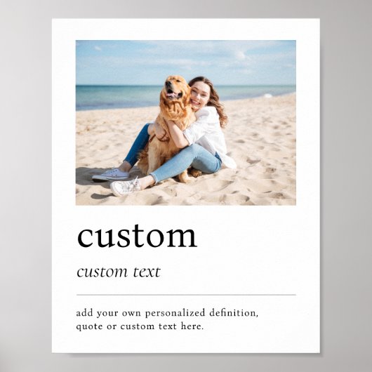 Creëer uw eigen fotodefinitie poster (Voorkant)