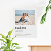 Creëer uw eigen fotodefinitie poster