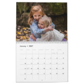 Creëer Uw eigen fotofamilie Modern Script 2026 Kalender (Jan 2027)