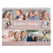 Creëer Uw eigen fotofamilie Modern Script 2026 Kalender (Hoes)
