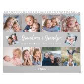 Creëer Uw eigen fotofamilie Modern Script 2026 Kalender (Hoes)