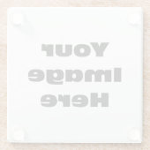 Creëer Uw eigen fotoglas Onderzetter Glazen Onderzetter (Achterkant)