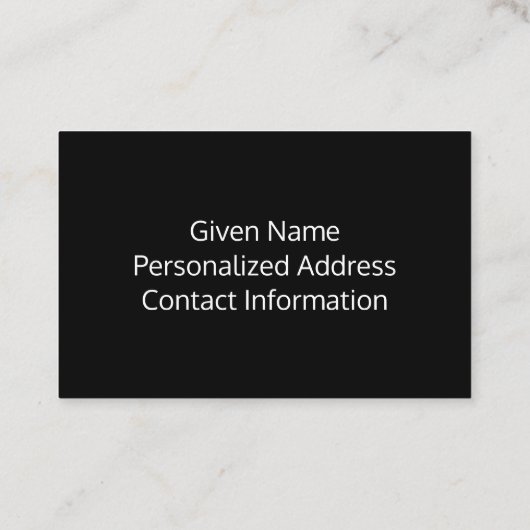 Creëer Uw eigen fotografie Visitekaartje (Achterkant)