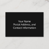 Creëer Uw eigen fotografie Visitekaartje (Achterkant)