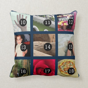 Creëer Uw eigen fotoinstagram met 18 afbeeldingen Kussen