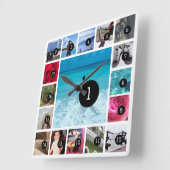 Creëer Uw eigen fotoinstallatieschema, stijl 17 af Vierkante Klok (Hoek)