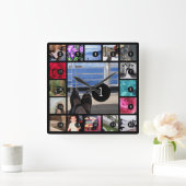 Creëer Uw eigen fotoinstallatieschema, stijl 17 af Vierkante Klok (Huis)