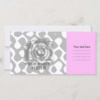 Creëer Uw eigen fotokaart Roze