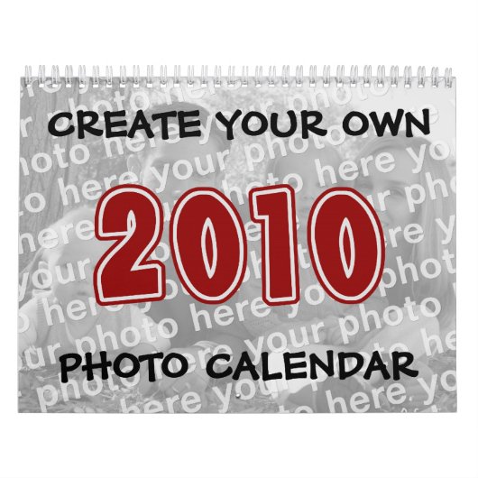 Creëer Uw eigen fotokalender 2010 Kalender (Hoes)
