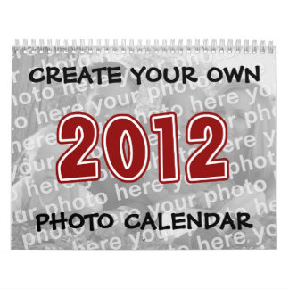Creëer Uw eigen fotokalenders van 2012 Kalender