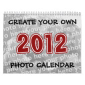 Creëer Uw eigen fotokalenders van 2012 Kalender (Hoes)