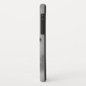 Creëer uw eigen Fotokat schattig zwart-wit Case-Mate iPhone Case (Achterkant/links)