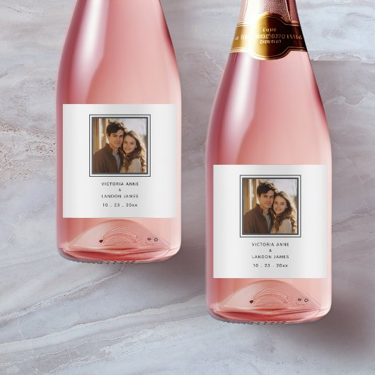 Creëer Uw eigen fotolabel Wijn Etiket