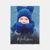 Creëer Uw eigen fotoMonogram Fleece Deken (Voorkant)