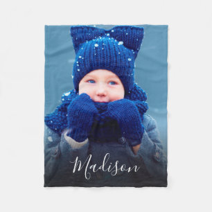 Creëer Uw eigen fotoMonogram Fleece Deken