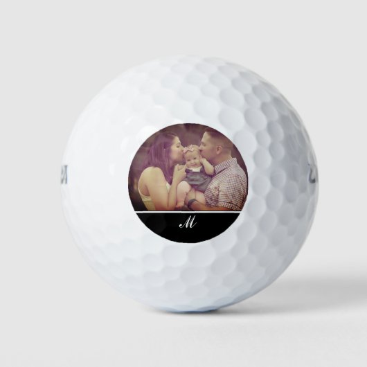 Creëer Uw eigen fotomonogram Initiaal Golfballen (Voorkant)