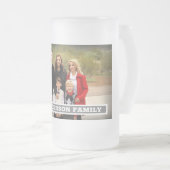 Creëer Uw eigen fotoMonogram Matglas Bierpul (Voorkant rechts)