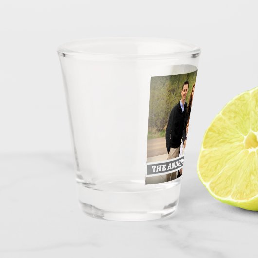 Creëer Uw eigen fotoMonogram Shot Glas (Links)