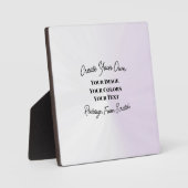 Creëer Uw eigen Fotoplaat (Voorkant)