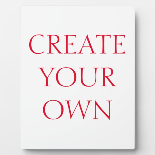 CREËER UW EIGEN FOTOPLAAT (Voorkant)