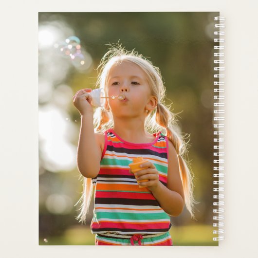 Creëer Uw eigen fotoplanner Planner (Achterkant)