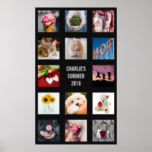 CREËER: UW EIGEN FOTO'S EN TEKST-poster Poster