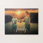Creëer uw eigen fotoscript voor de familie legpuzzel<br><div class="desc">Maak je eigen mooiste familiefoto-puzzel. Aangepaste foto-puzzel Je kunt het personaliseren en je mooiste foto toevoegen. Geweldig plezier!</div>