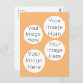 creëer uw eigen fotosjabloon voor briefkaart (Voorkant / Achterkant)