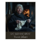 Creëer Uw Eigen Fototekst en Naam Perfect Poster (Voorkant)