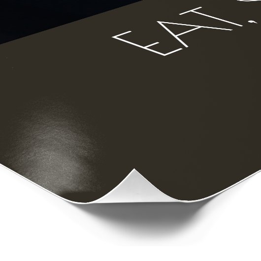 Creëer Uw Eigen Fototekst en Naam Perfect Poster (Hoek)