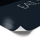 Creëer Uw Eigen Fototekst en Naam Perfect Poster (Hoek)