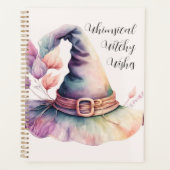 Creëer uw eigen Frilly Rainbow Witch Pet bladeren Planner (Voorkant)