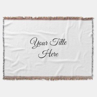 Creëer uw eigen - Fringe Blanket Deken