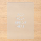 Creëer Uw eigen Frosted Acryl Uitnodigingen (Voorkant)