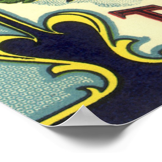 Creëer uw eigen fruitkratenlabel poster (Hoek)