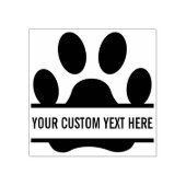 Creëer Uw eigen Funny Paw Print Rubberstempel (Afrduk)
