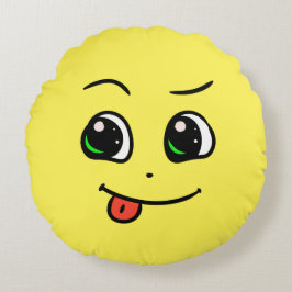 Creëer Uw eigen Funny Pillow Rond Kussen