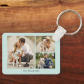 Creëer Uw eigen galerij van 3 foto's Sleutelhanger (Voorkant)