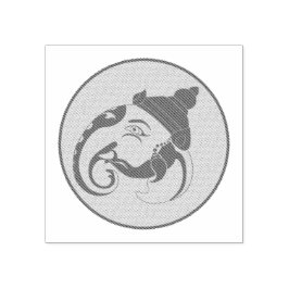 Creëer Uw eigen Ganesh profiel Rubberstempel