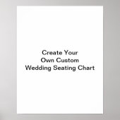Creëer Uw eigen gastabel voor aangepaste bruiloft Poster (Voorkant)