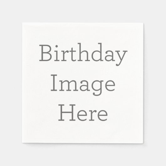 Papieren servetten, Standaard Cocktail Servet (Voorkant)