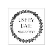 Creëer Uw Eigen Gebruik Door Datum Bakkerij Hout K Rubberstempel (Afrduk)